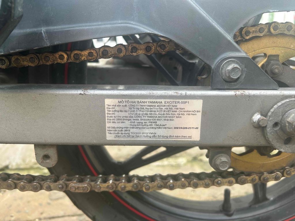 Yamaha Exciter máy 57kck, giấy tờ chính chủ. Mua bán Xe máy tại Thành phố Mỹ Tho Tiền Giang được đăng bởi Trân Phong hình 4
