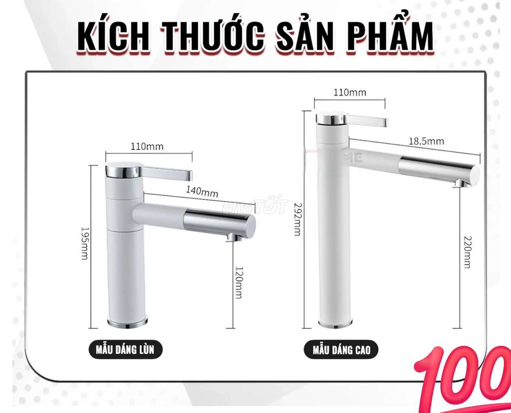 Vòi Rửa Lavabo Sơn Tĩnh Điện Nóng Lạnh