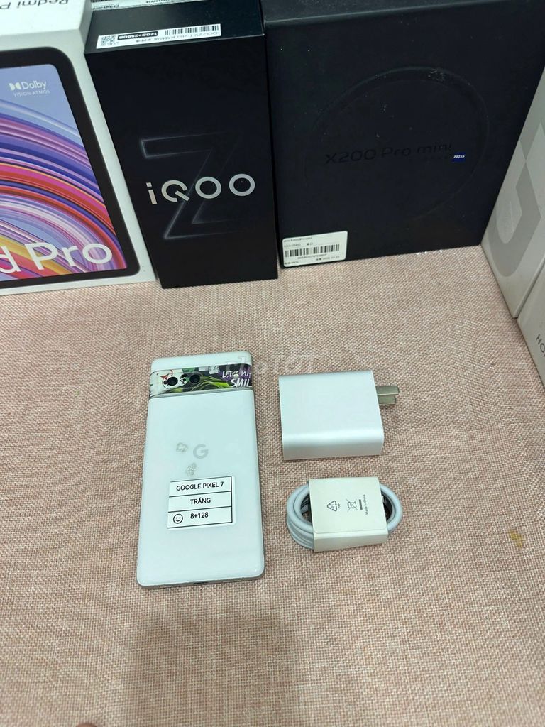 Google Pixel 7 8/128 Trắng Quốc Tế sạc nhanh COD. Mua bán Điện thoại tại Quận Hoàng Mai Hà Nội được đăng bởi Trần Ngọc Hiếu hình 1