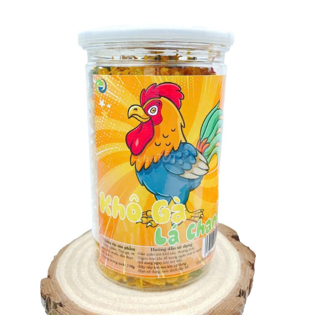 Khô Gà Lá Chanh Ngon Giòn 250g V-FOOD,  thơm ngon. Mua bán Đồ ăn, thực phẩm và các loại khác tại Huyện Hóc Môn Tp Hồ Chí Minh được đăng bởi ĂN VẶT VFOOD hình 4