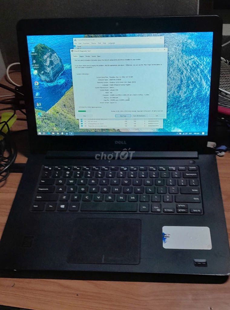 LapTop Dell i5-5200U RAM 8GB SSD 120GB. Mua bán Laptop tại Thành phố Huế Thừa Thiên Huế được đăng bởi Hồ Thuần hình 1