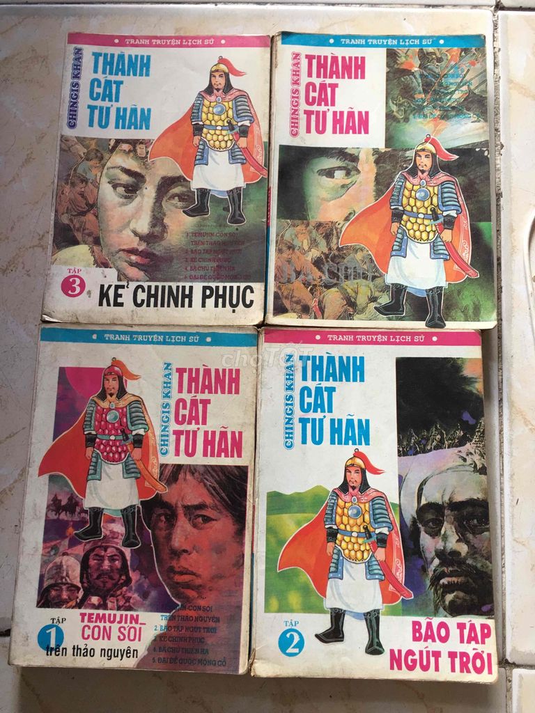 Sách Truyện tranh lịch sử Thành Cát Tư Hãn. Mua bán Sách tại Quận Tân Phú Tp Hồ Chí Minh được đăng bởi Tiệm Sách Cũ Hoàng Lộc hình 1