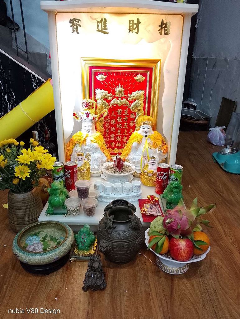 Bàn thờ Thần Tài Đá Gốm sứ Trắng. Mua bán Nội thất, đồ gia dụng khác tại Quận 6 Tp Hồ Chí Minh được đăng bởi MR VỸ hình 1