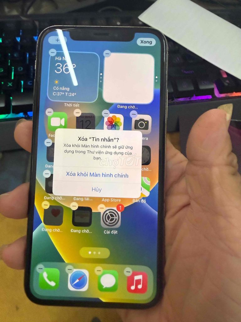 Apple iPhone X Trắng 98% mới. Mua bán Điện thoại tại Thành phố Buôn Ma Thuột Đắk Lắk được đăng bởi no all hình 1