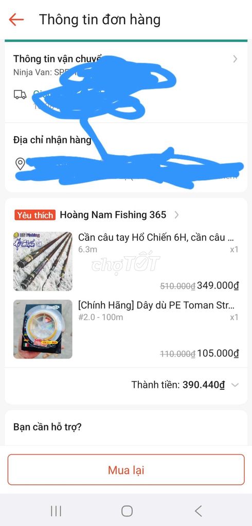 Cần câu cá Hổ Chiến 6H 6.3m. Mua bán Đồ thể thao, Dã ngoại tại Huyện Tam Nông Đồng Tháp được đăng bởi Phan Kiệt hình 1