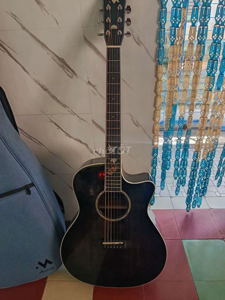 Đàn guitar Murcia AS20-CE Đen Gỗ Spruce, Mahogany. Mua bán Nhạc cụ tại Thành phố Nha Trang Khánh Hòa được đăng bởi nguyễn Long hình 1