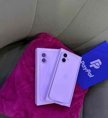 iphone 16plus 512gb trắng qtế mỹ pin93 zin áp suât