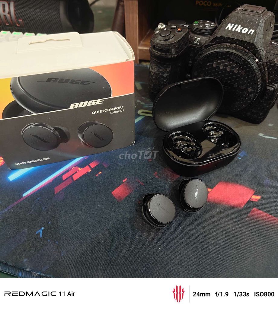 Bose QC Earbuds Chống ồn màu Đen. Mua bán Tivi, Âm thanh tại Thị xã Hương Thủy Thừa Thiên Huế được đăng bởi Nguyễn Bùi Vũ hình 1
