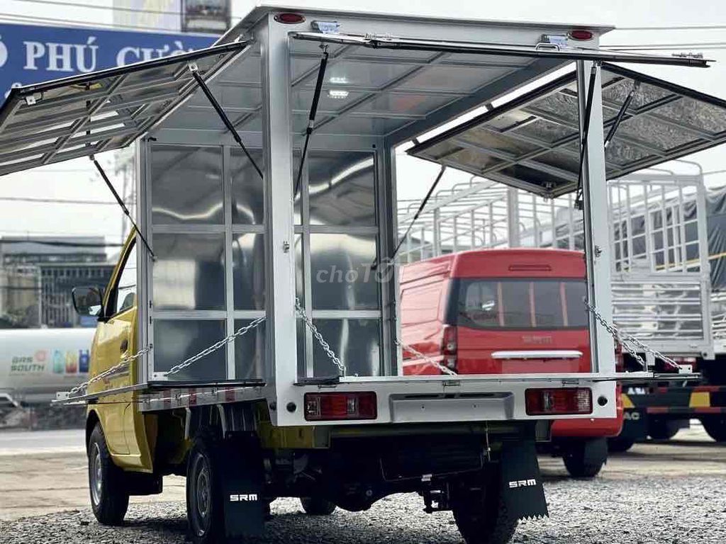 SRM K990 THÙNG KÍN CÁNH DƠI 920KG. Mua bán Xe tải, xe ben tại Thành phố Bà Rịa Bà Rịa - Vũng Tàu được đăng bởi Đại Lý Xe Tải Phú Cường Auto hình 2