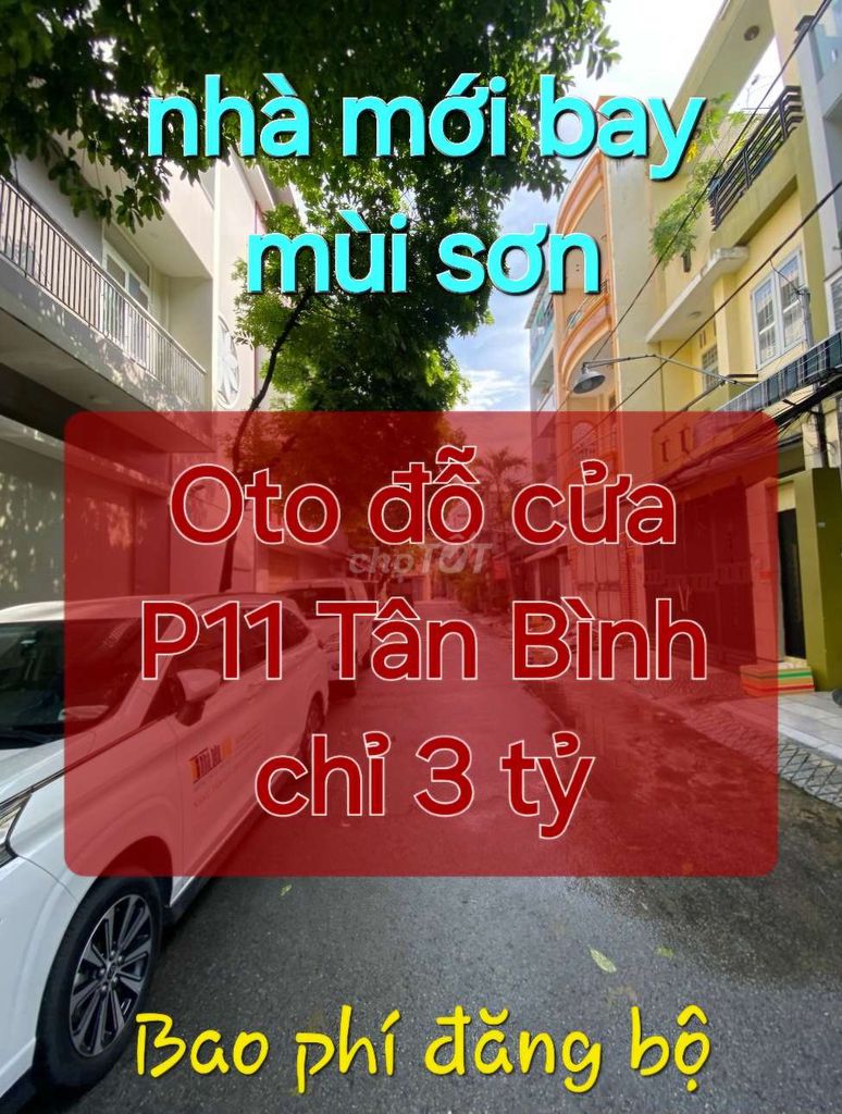 HXH PHAN SÀO NAM, TÂN BÌNH, CHỈ NHỈNH 3 TỶ. MIỄN PHÍ ĐĂNG BỘ SANG TÊN