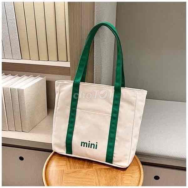 Túi tote in chữ Mini