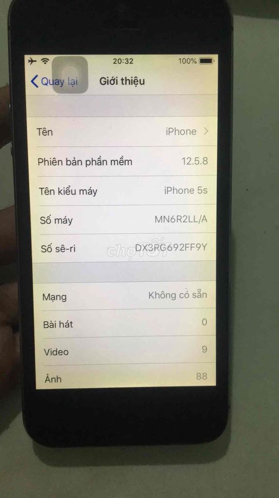 Apple iPhone 5s 16GB Zin. Mua bán Điện thoại tại Thị xã La Gi Bình Thuận được đăng bởi Nguyễn Phú Hiếu hình 1