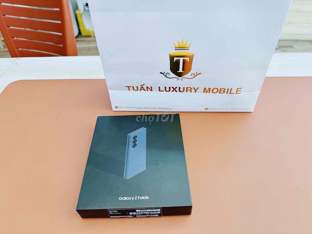 Samsung Fold 6 256G Xanh Navy VN 2sim new 100%. Mua bán Điện thoại tại Quận Hải Châu Đà Nẵng được đăng bởi TUẤN LUXURY MOBILE ĐÀ NẴNG hình 1