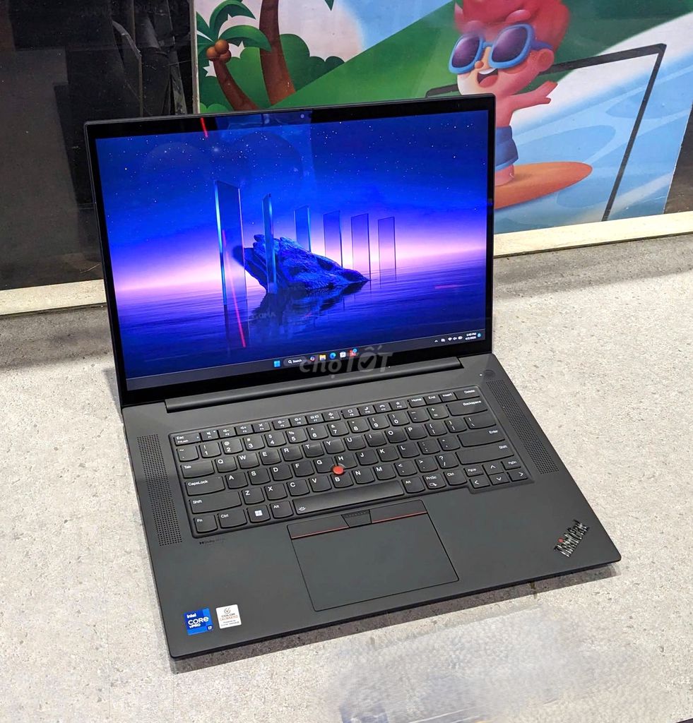 ThinkPad P1 Gen 4: i7 11850H/16GB/T1200/Màn 4K. Mua bán Laptop tại Thành phố Thủ Dầu Một Bình Dương được đăng bởi TTCenter 484 NÚI THÀNH hình 1
