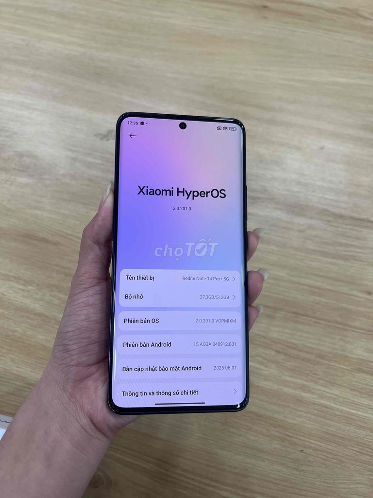 Xiaomi Redmi Note 14 Pro+ 5G 12GB/512GB Đen. Mua bán Điện thoại tại Quận Gò Vấp Tp Hồ Chí Minh được đăng bởi Quang Minh Mobile  hình 1