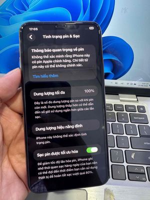 Apple iPhone 11 Pro Max 64GB Vàng Đã thay pin
