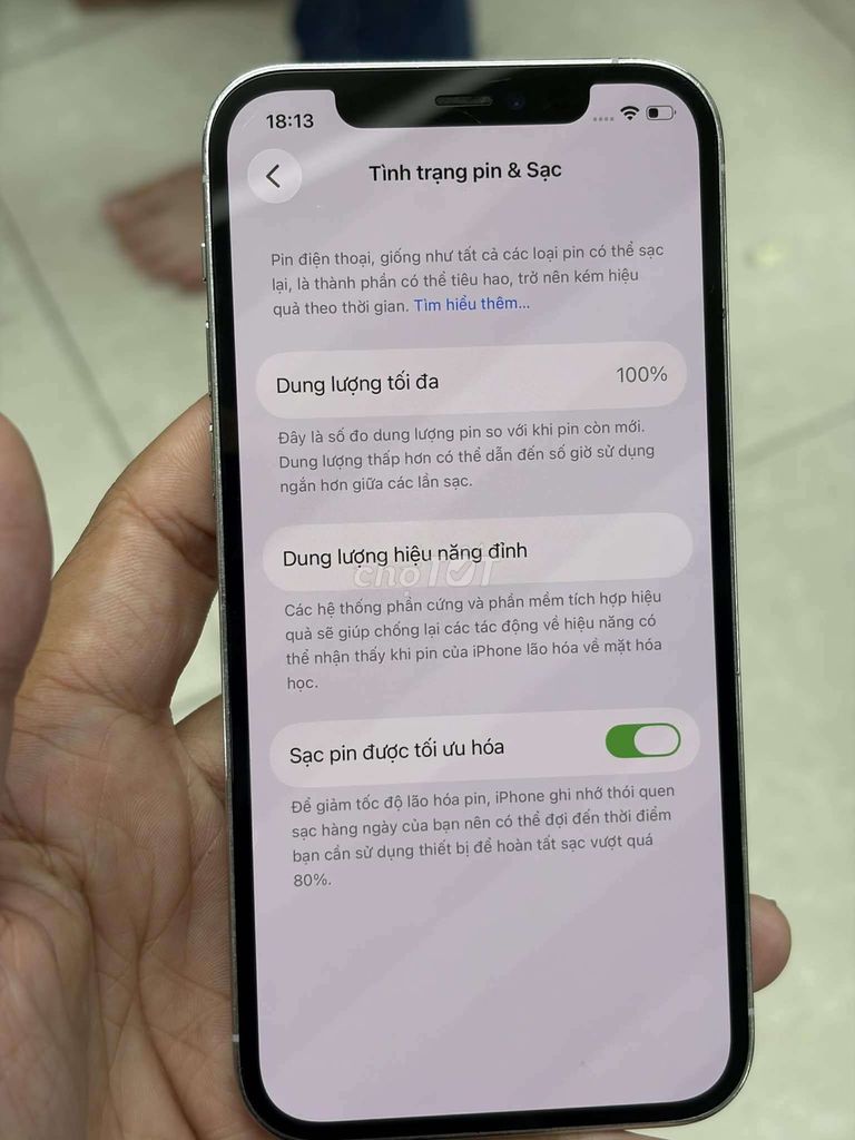 iPhone 12 Pro 128GB Trắng. Mua bán Điện thoại tại Quận 7 Tp Hồ Chí Minh được đăng bởi Quý Sơn hình 1