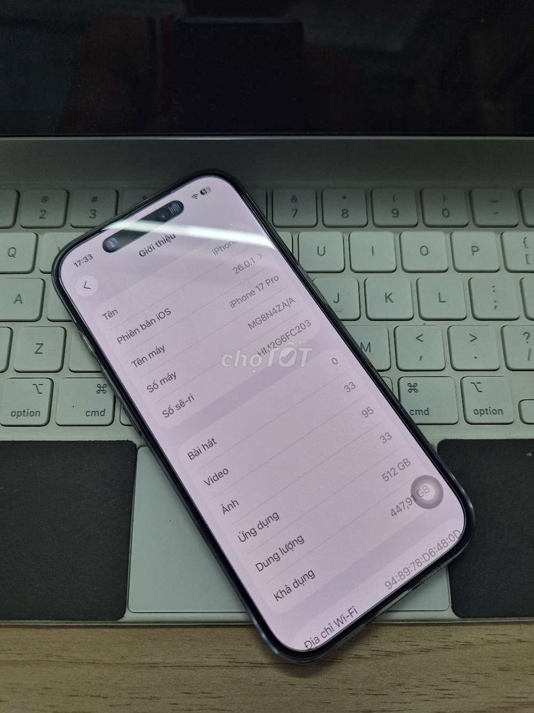Apple iPhone 17 Pro 512GB Xám 99%. Mua bán Điện thoại tại Quận Hà Đông Hà Nội được đăng bởi Vân Anh hình 1