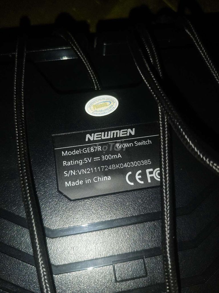 Bàn phím cơ Newmen GE87R TKL Brown Switch Đen. Mua bán Phụ kiện (Màn hình, Chuột...) tại Quận 12 Tp Hồ Chí Minh được đăng bởi Tuấn Khôi hình 1