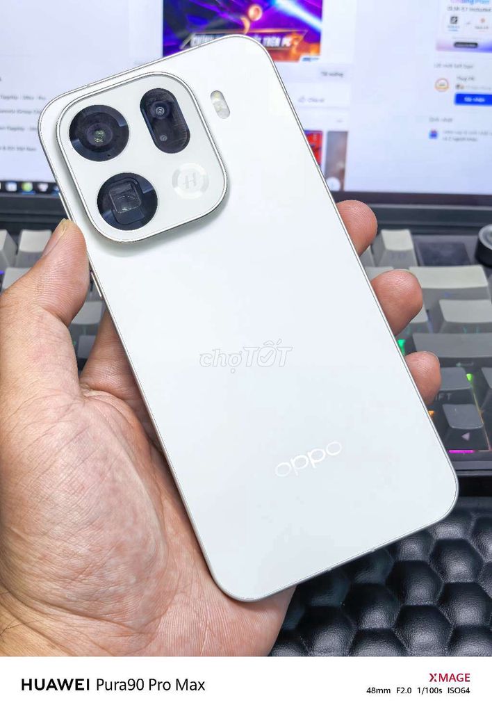 OPPO FIND X9 PRO 512GB Trắng 99%. Mua bán Điện thoại tại Quận Ninh Kiều Cần Thơ được đăng bởi Bách Mobile hình 1
