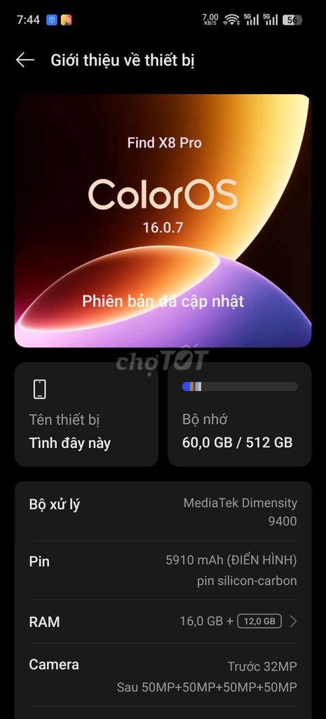 Oppo Find X8 Pro 16/512 bán hoặc gl máy khác ngang. Mua bán Điện thoại tại Thành phố Phúc Yên Vĩnh Phúc được đăng bởi T hình 1