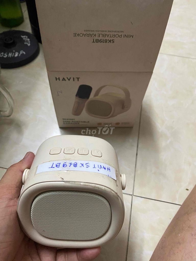 Loa Bluetooth Havit SK819BT Kem Cũ. Mua bán Tivi, Âm thanh tại Quận 3 Tp Hồ Chí Minh được đăng bởi Dang van duc hình 1