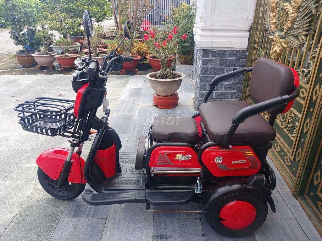 Xe điện 3 bánh mới 100% bình mới 100%. Mua bán Xe điện tại Thị xã Bến Cát Bình Dương được đăng bởi pham the cao hình 5