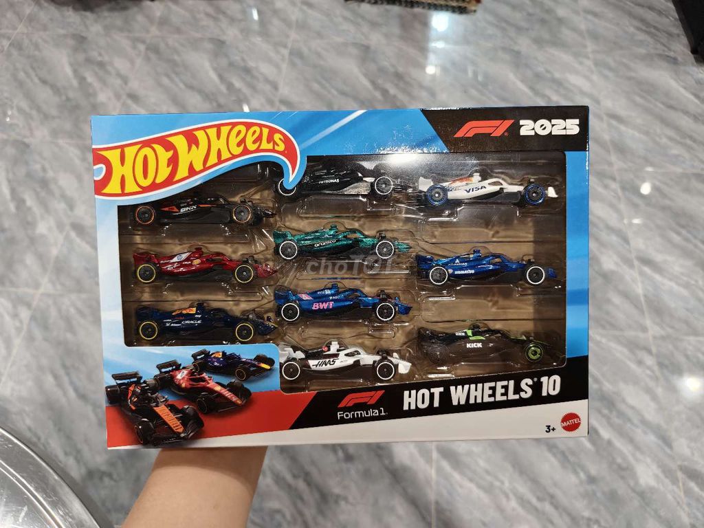Xe mô hình Hot Wheels F1 Pack 10 