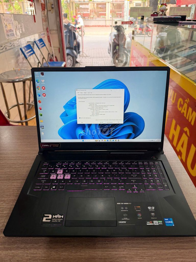 Asus Tuf f17 fx706hc i5-11400H 144hz 3050. Mua bán Laptop tại Quận 7 Tp Hồ Chí Minh được đăng bởi Quang Vũ hình 1