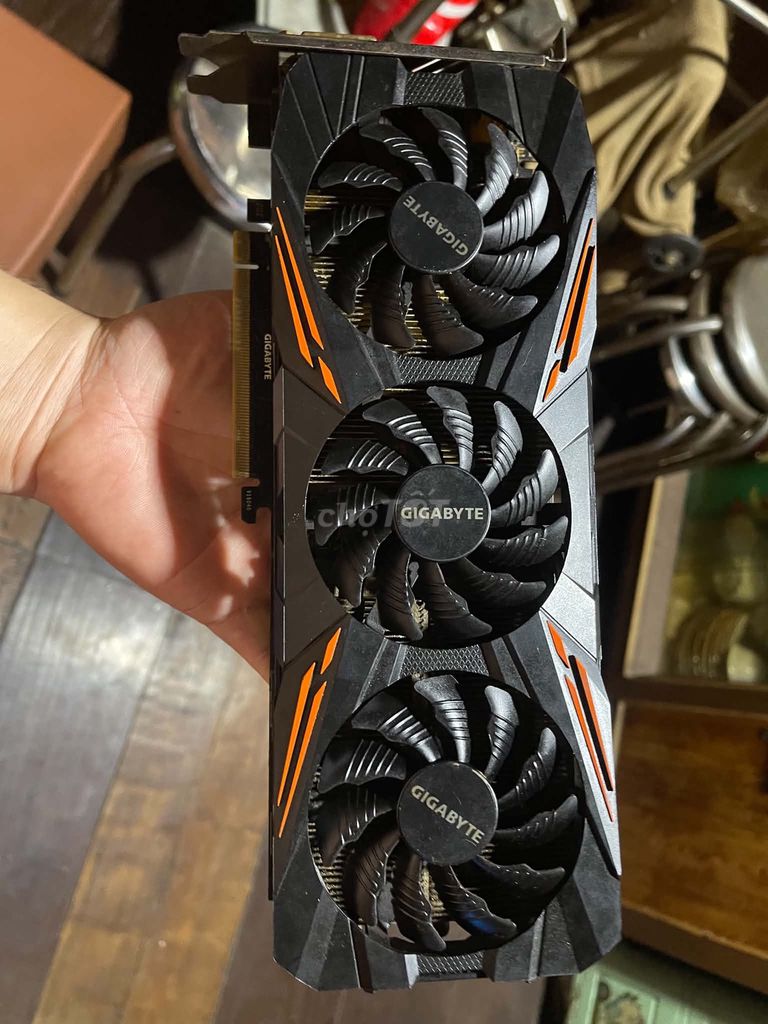 Card đồ họa Gigabyte GTX 1080 8GB 3 Fan. Mua bán Linh kiện (RAM, Card...) tại Huyện Châu Phú An Giang được đăng bởi Nguyễn Khang hình 1
