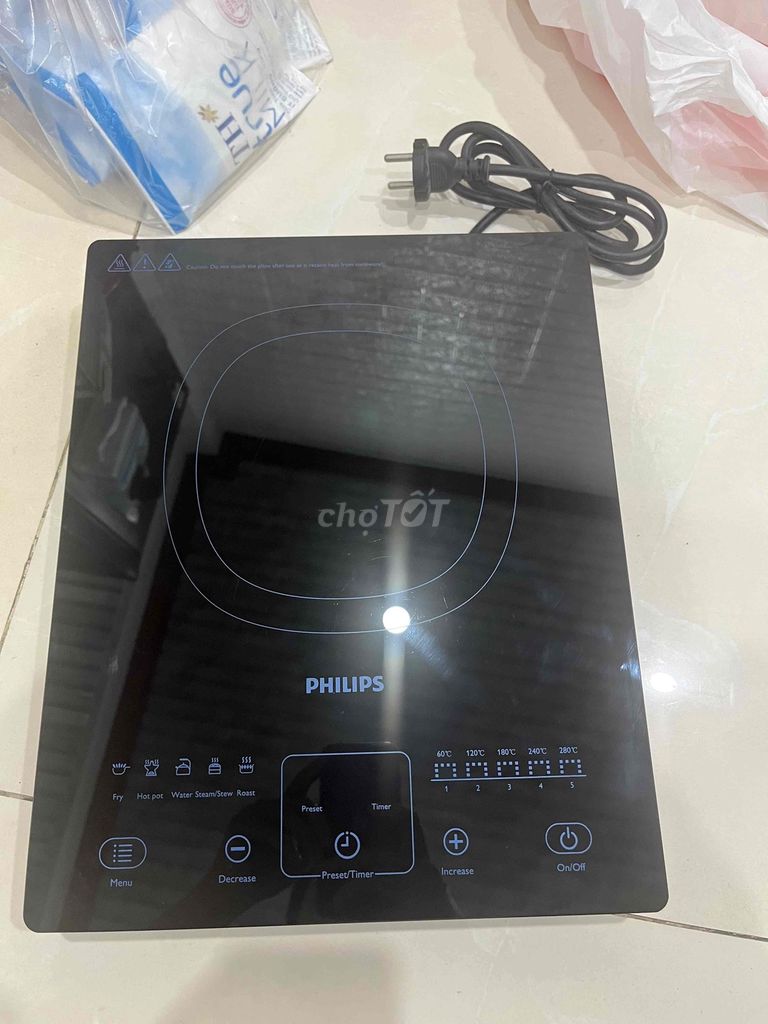 Bếp từ Philips HD4911/00 Đen. Mua bán Bếp, lò, đồ điện nhà bếp tại Thành phố Biên Hòa Đồng Nai được đăng bởi Siro hình 1