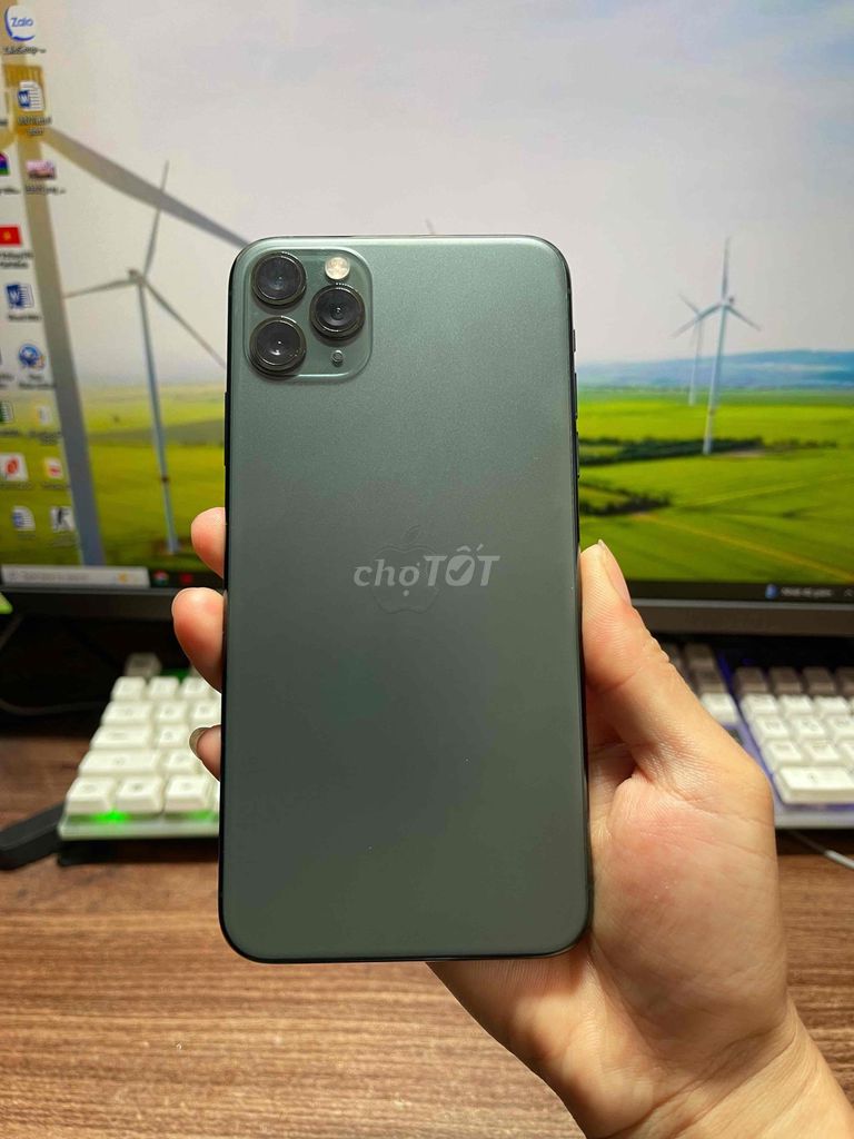 11 Pro Max 256GB, Zin nguyên bản, 2 Sim Vật lý 98%. Mua bán Điện thoại tại Quận Lê Chân Hải Phòng được đăng bởi Huy Tưởng Mobile hình 1