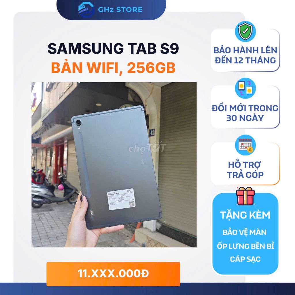 Samsung Tab S9 WiFi 256GB Đen. Mua bán Máy tính bảng tại Quận Đống Đa Hà Nội được đăng bởi GHz STORE hình 1