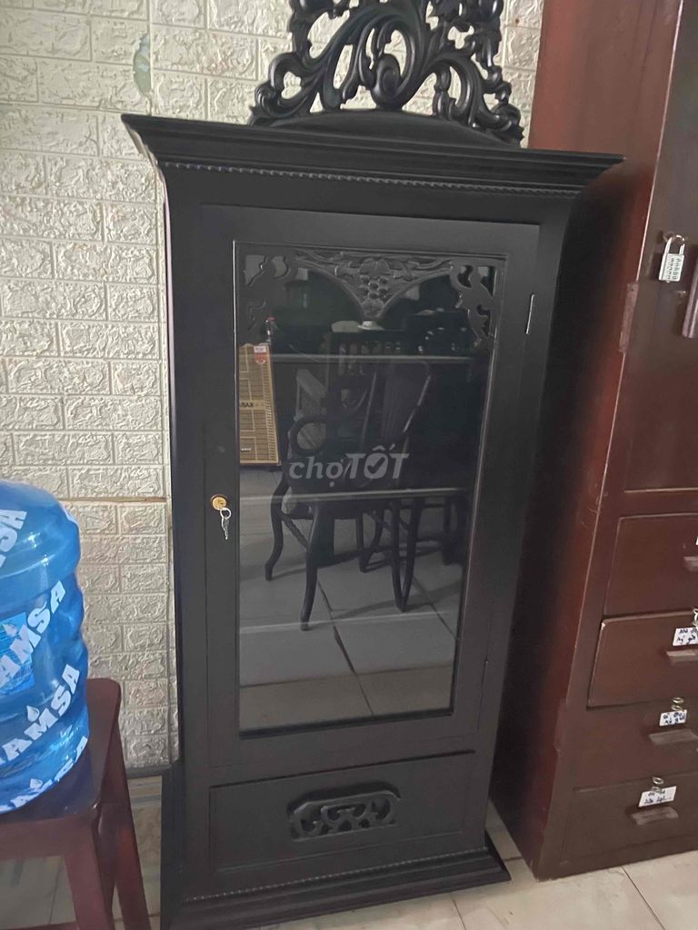 tủ trưng bày rượu tây đồ cổ. Mua bán Tủ, kệ gia đình tại Thành phố Sa Đéc Đồng Tháp được đăng bởi Tuấn cầm Đồ hình 1