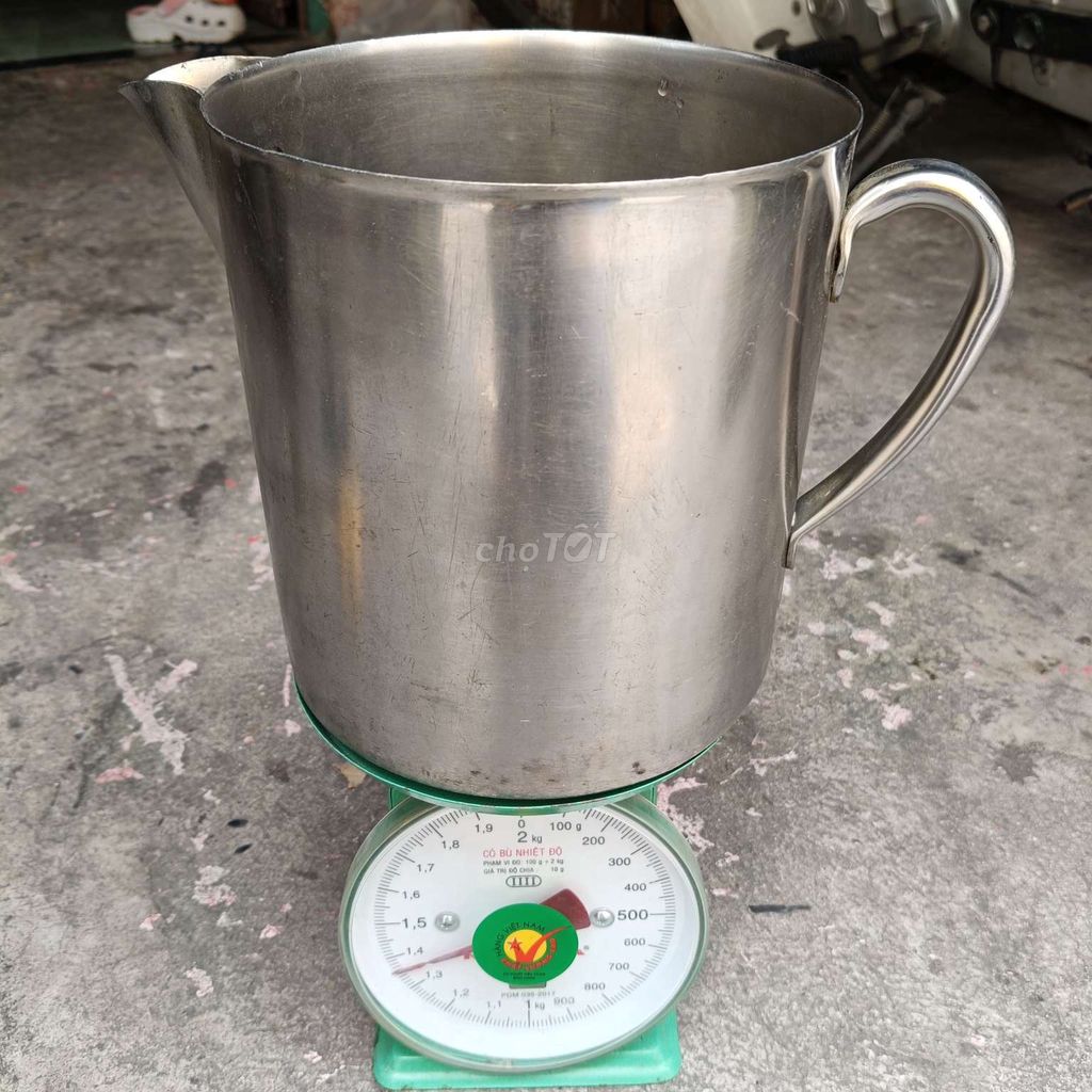 Ca inox nặng 1,4kg giá 300k