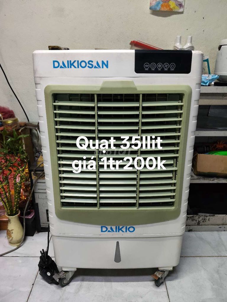 Quạt điều hòa Daikio 35 lít Trắng. Mua bán Quạt tại Quận Cẩm Lệ Đà Nẵng được đăng bởi Quạt củ giá ok hình 1