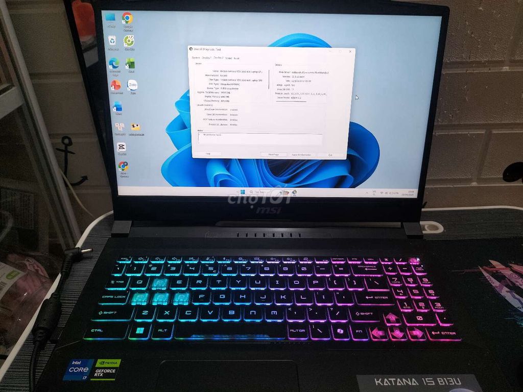 MSI Katana i7-13620H 16GB/1TB Laptop Gaming. Mua bán Laptop tại Huyện Định Quán Đồng Nai được đăng bởi Quí hình 1