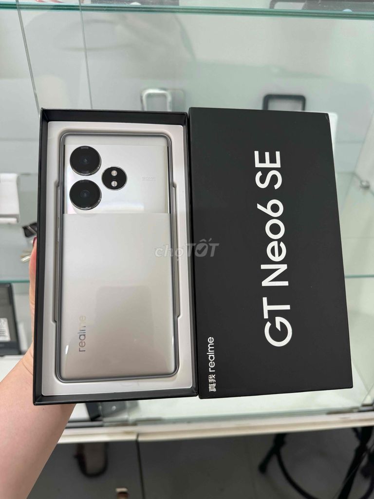 Realme GT Neo 6Se - 16/256 màu bạc đẹp keng