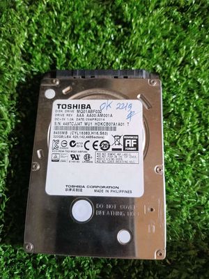 Ổ cứng laptop 320gb Toshiba (Xác). Mua bán Linh kiện (RAM, Card...) tại Thành phố Thủ Đức Tp Hồ Chí Minh được đăng bởi Cũ Giá Rẻ