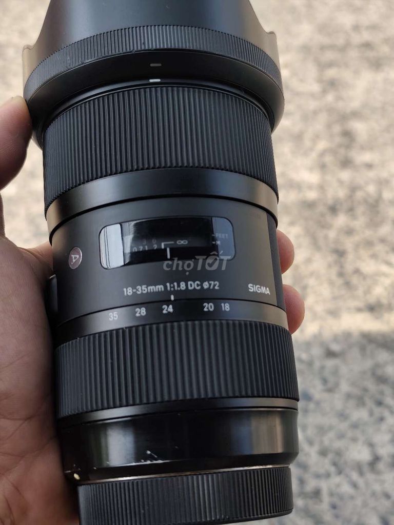 Ống kính Sigma 18-35mm F 1.8 DC. Mua bán Máy ảnh, Máy quay tại Huyện Bình Chánh Tp Hồ Chí Minh được đăng bởi Đức  hình 1