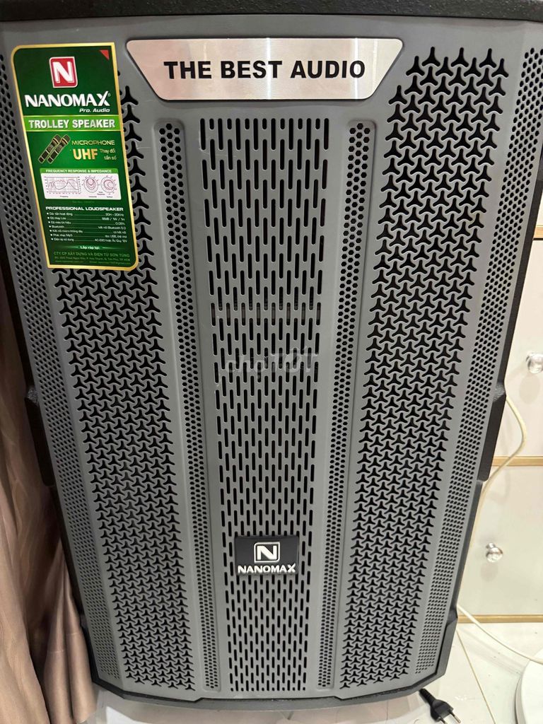 Loa kéo Nanomax Xám Like new K180. Mua bán Tivi, Âm thanh tại Thành phố Thủ Đức Tp Hồ Chí Minh được đăng bởi Phoenix hình 1