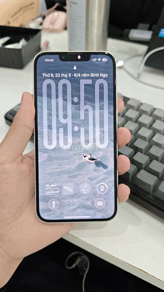iPhone 13 512GB Trắng. Mua bán Điện thoại tại Huyện Thanh Trì Hà Nội được đăng bởi Thành Nguyễn hình 1