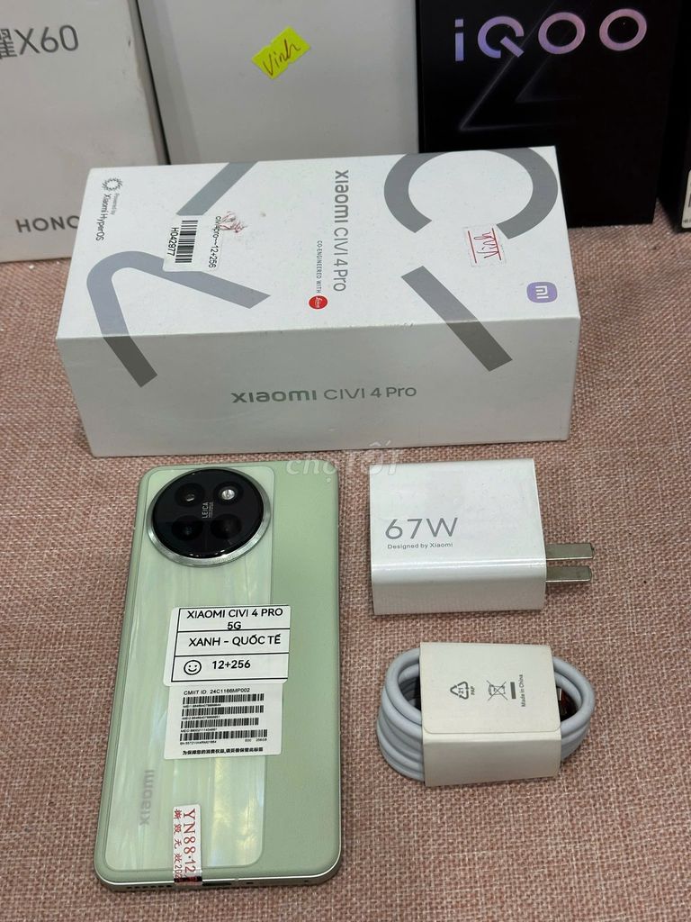 Xiaomi Civi 4 Pro 12/256 Fulbox quốc tế có COD. Mua bán Điện thoại tại Quận Hoàng Mai Hà Nội được đăng bởi Trần Ngọc Hiếu hình 1