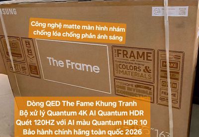 TV QLED Samsung 65LS03B 65in THE FRAME Quét 120Hz. Mua bán Tivi, Âm thanh tại Quận 8 Tp Hồ Chí Minh được đăng bởi Nguyen nguyen