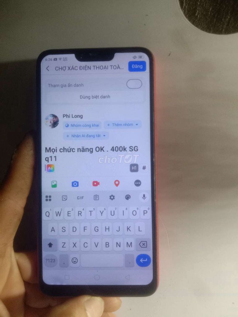 dư dùng . để lại ai cần. Mua bán Điện thoại tại Quận 6 Tp Hồ Chí Minh được đăng bởi Long hình 1
