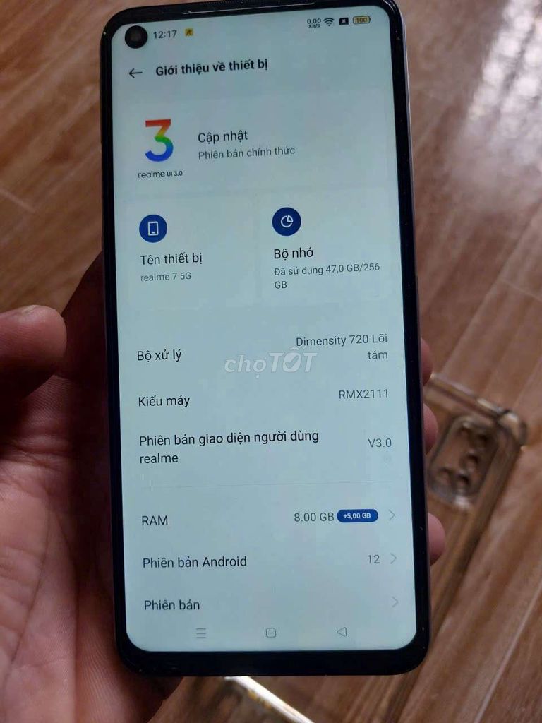 Realme 7 5G 256GB Bạc. Mua bán Điện thoại tại Quận Ninh Kiều Cần Thơ được đăng bởi Do Ngoc Lien hình 1