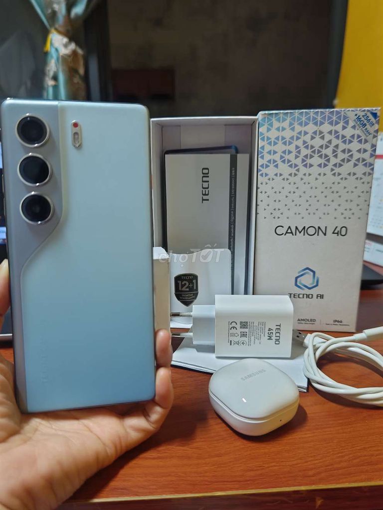 Tecno Camon 40 256GB Xanh kèm TN Galaxy Bus Core.. Mua bán Điện thoại tại Thành phố Thủ Đức Tp Hồ Chí Minh được đăng bởi STORE NGỌC THIÊN PHÚ hình 1