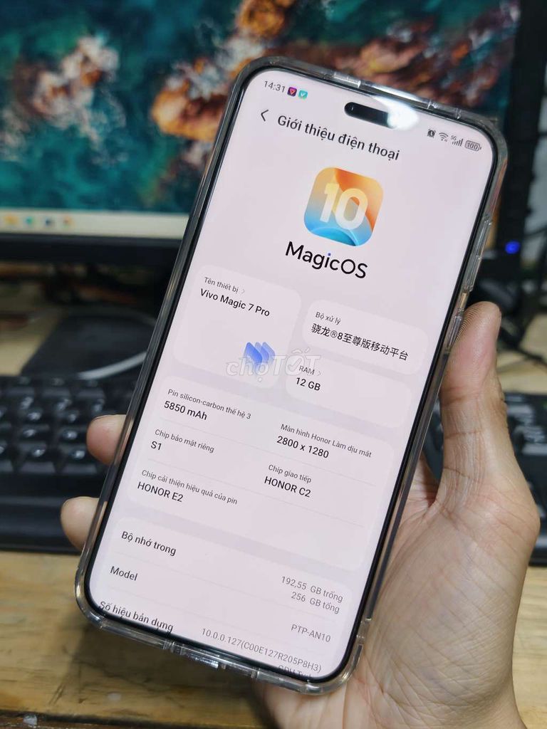 Honor Magic 7 Pro 256GB Xám Trắng. Mua bán Điện thoại tại Thành phố Thuận An Bình Dương được đăng bởi Nghĩa hình 1