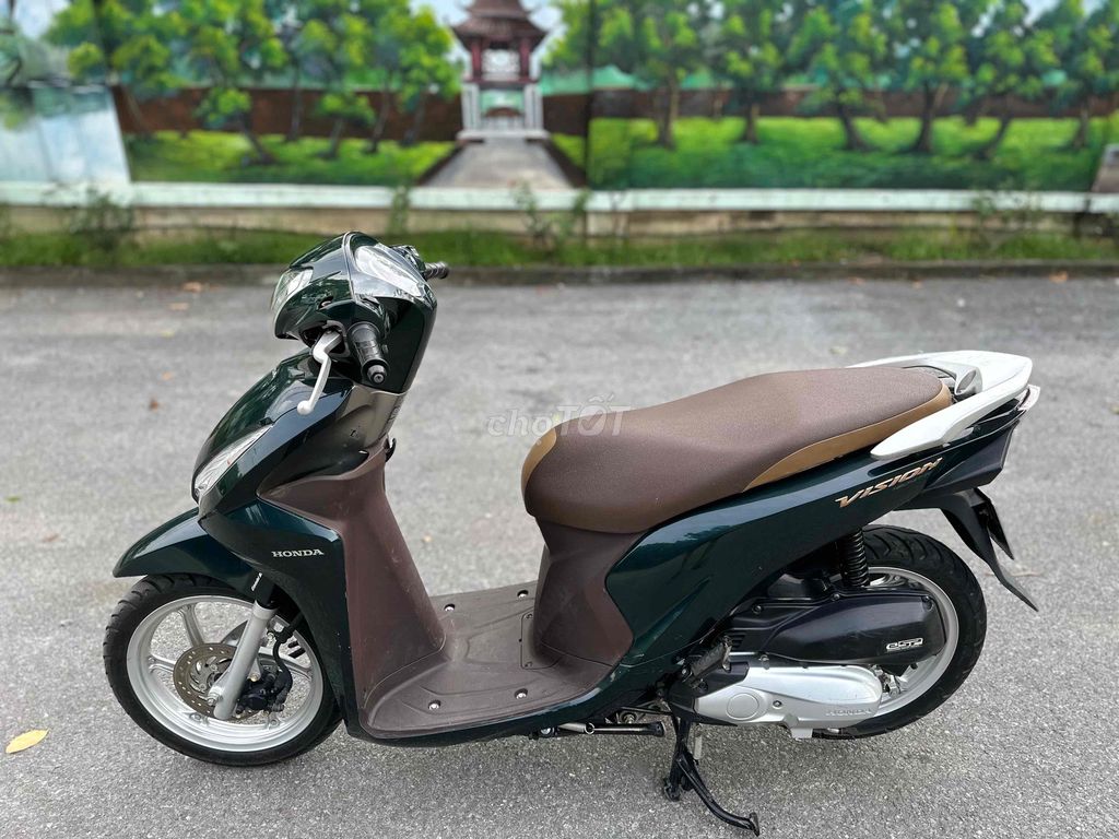 Honda Vision Khoá Smartkey Xanh ngọc lục bảo,