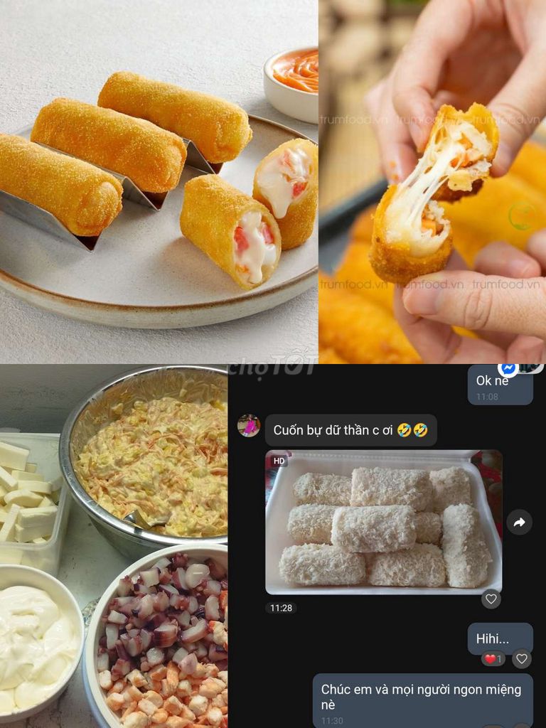 Chả giò hải sản sốt Mayonnaise 10 cuốn Hộp. Mua bán Đồ ăn, thực phẩm và các loại khác tại Huyện Nhà Bè Tp Hồ Chí Minh được đăng bởi Cẩm Loan hình 1